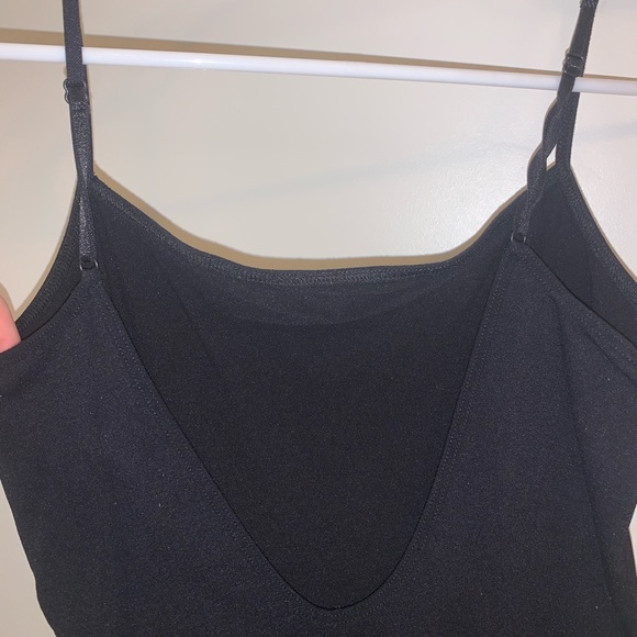 Free People Intimate Black Tight Mini Dress - Picture 3 of 4